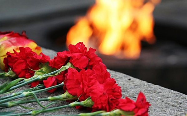 Гвоздики у вечного огня