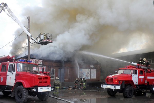 Тушение пожара