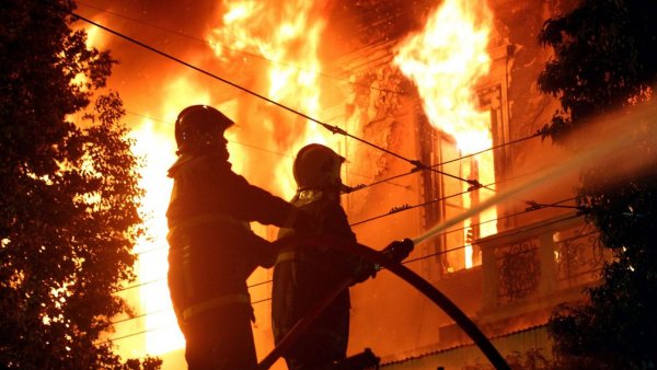 Тушение пожара