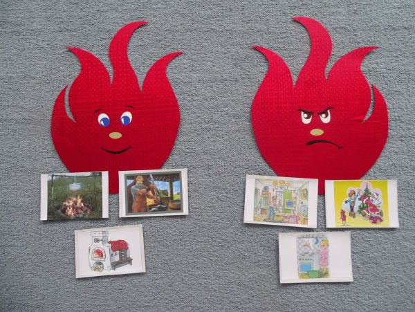 Занятие по пожарной безопасности в старшей группе