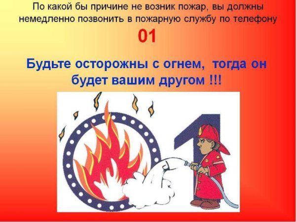 Будьте осторожны с огнем