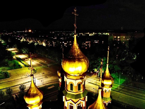 Ночной Краснокаменск Забайкальский