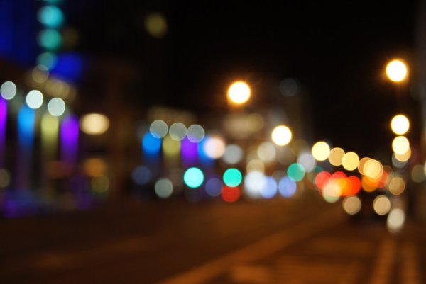 Размытый городской пейзаж