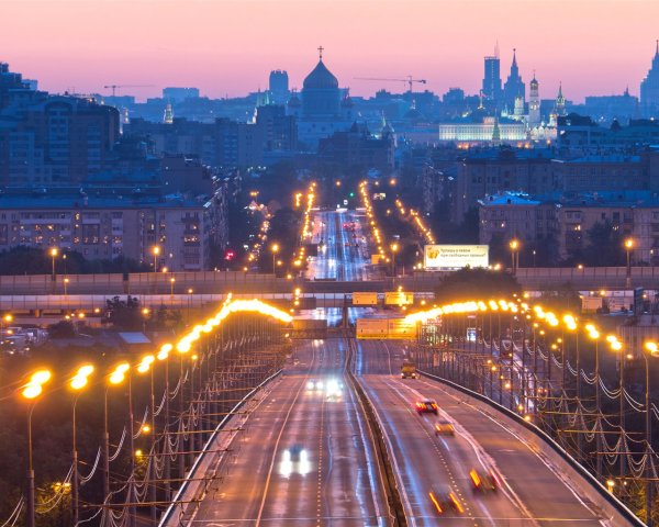 Ночной город Россия