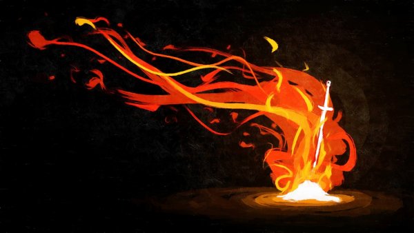 Dark Souls Bonfire арт