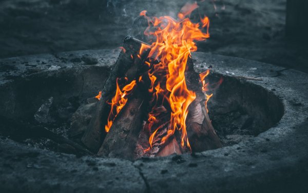 Красивый костер