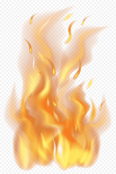 Огонь на белом фоне