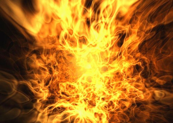 Огненный фон