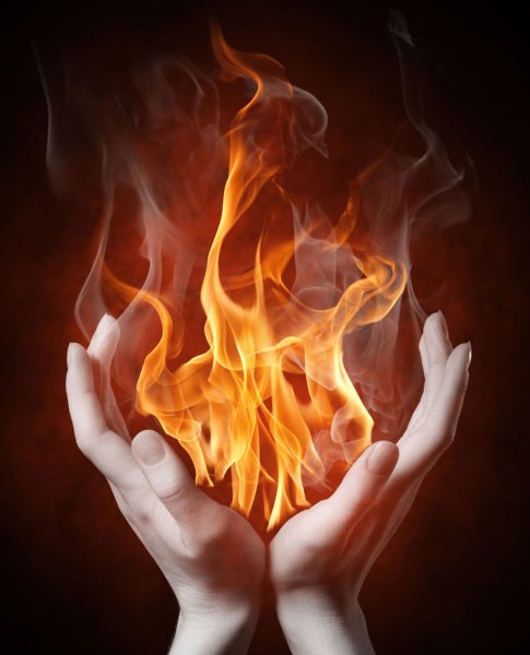 Огонь в руке