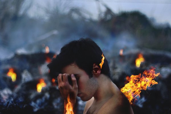 Парень в огне Эстетика