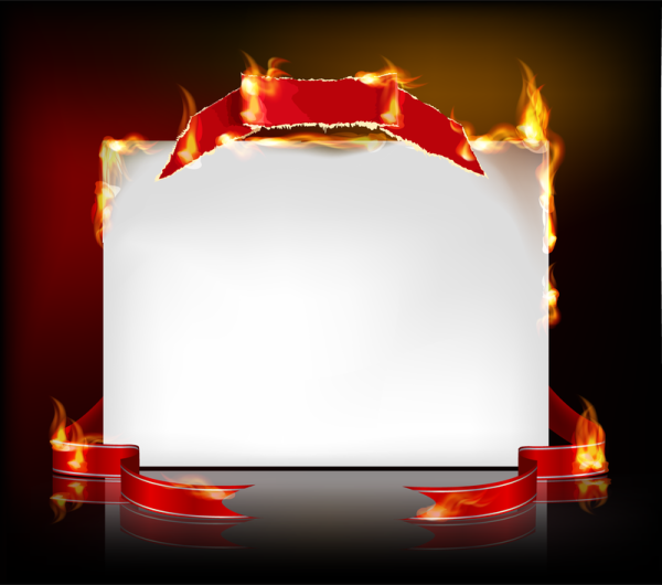 Рамка из пламени