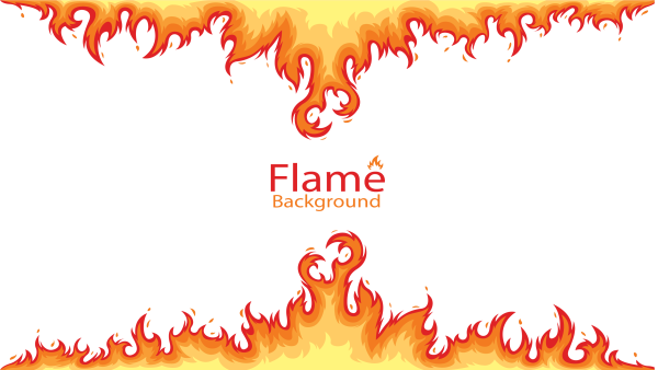 Рамка огонь для фотошопа