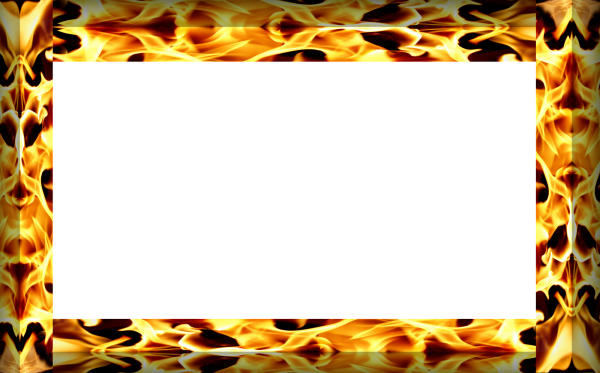 Рамка пламя