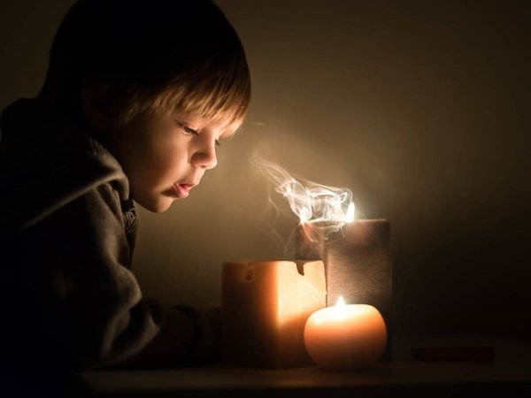 Шалости детей с огнем