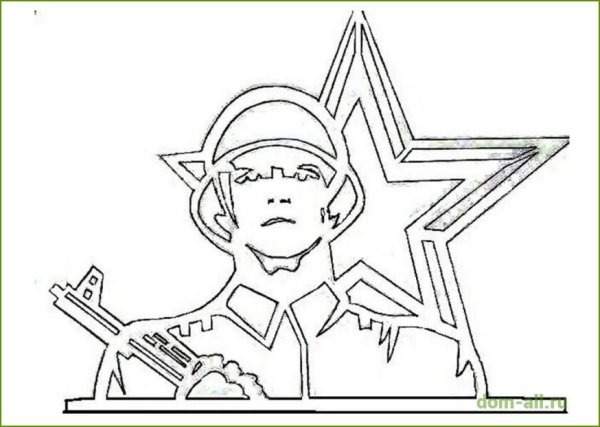 Трафареты на окна к 9 мая