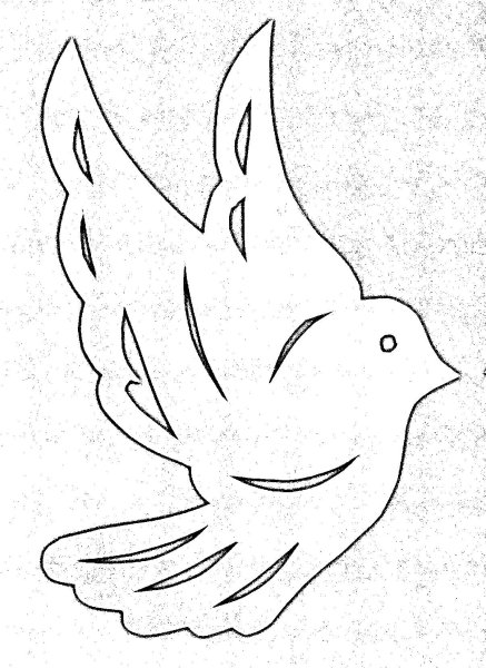 Вытынанка птицы