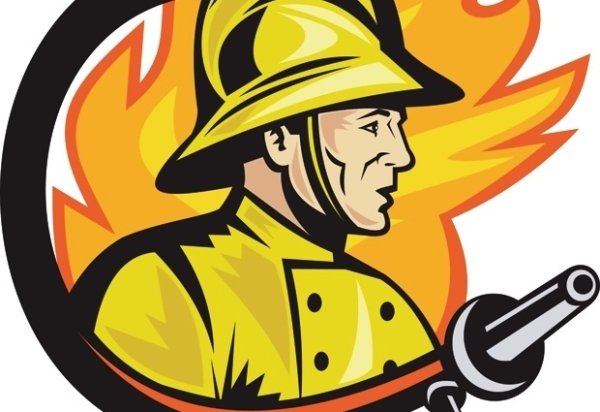 Пожарный логотип