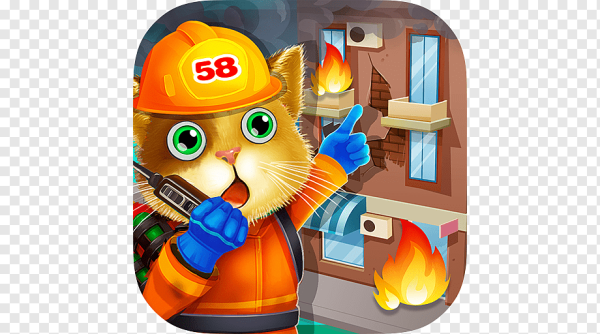 Кот пожарник