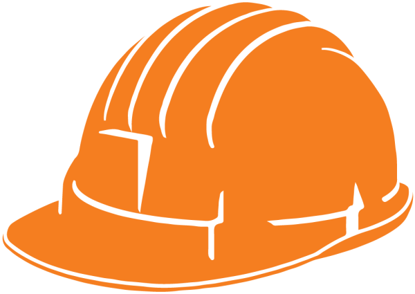 Строительная каска вектор