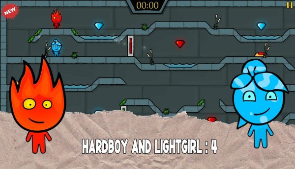 Игры на 2 огонь и вода