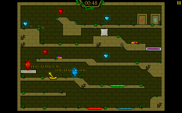 Игра огонь и вода в Лесном храме