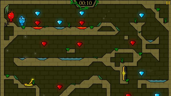 Fireboy & Watergirl 1 Лесной храм