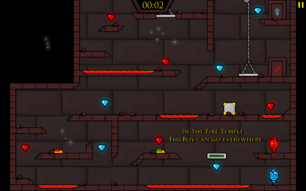 Игра огонек и водичка