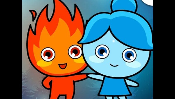 Огонь и вода раскраска