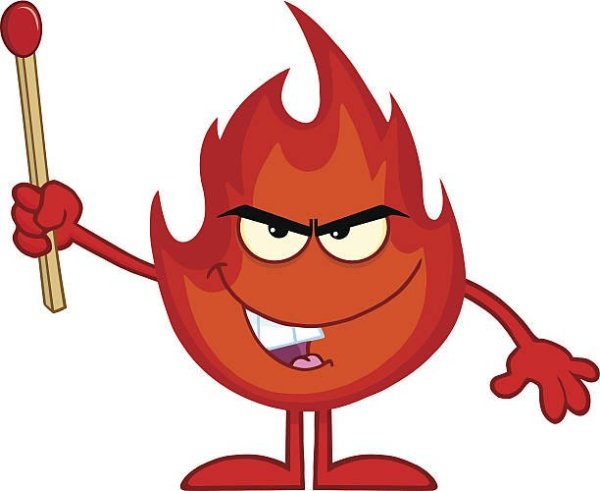 Злой огонь для детей