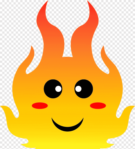 Огонь улыбается