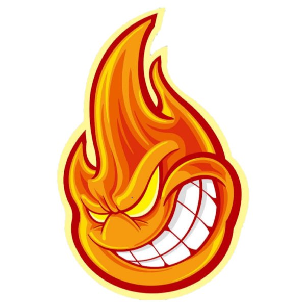 Огонь мультяшный