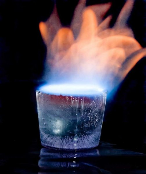 Горящий лед