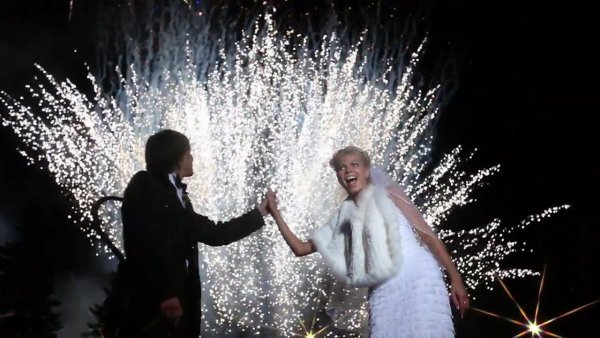 Бенгальские фонтаны на свадьбу