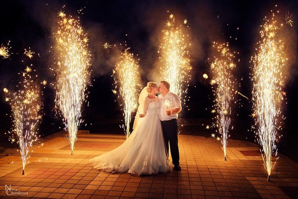 Фаер шоу бенгальские огни