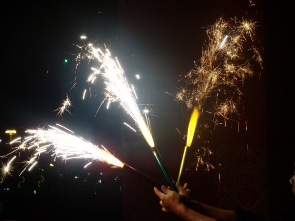 Ручной фейерверк