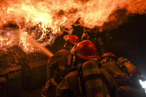 Тушение пожара