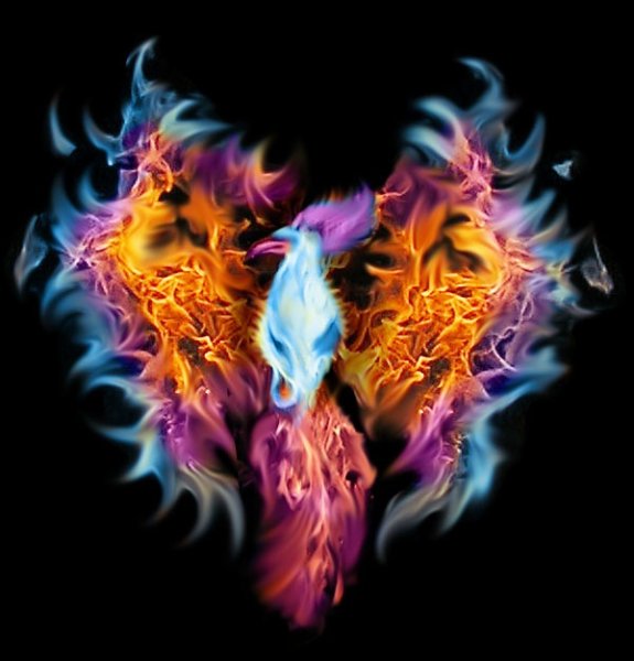 Фрактал огонь и вода