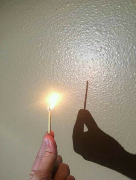 Тень от спички