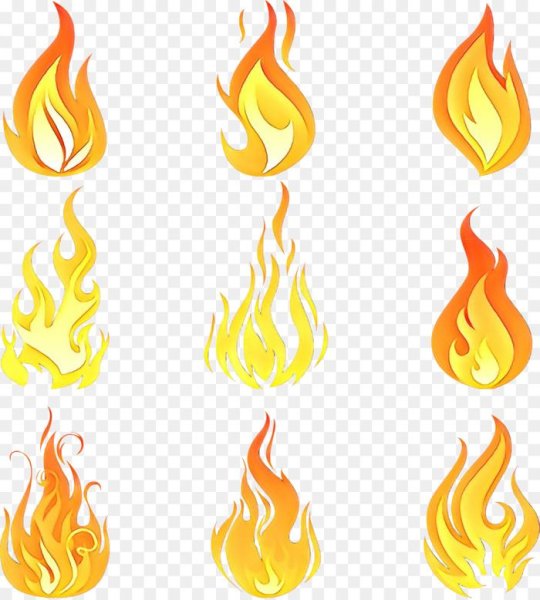 Пламя для срисовки