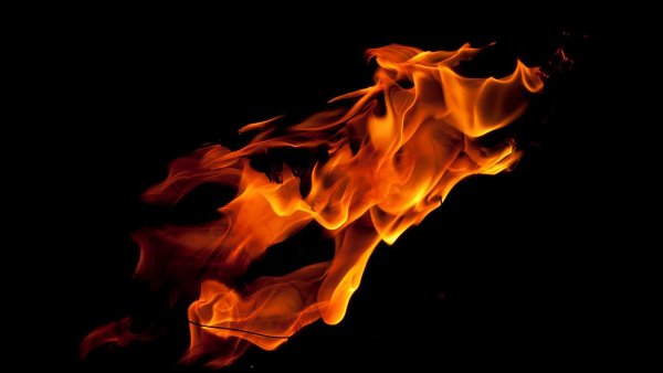 Огненный фон