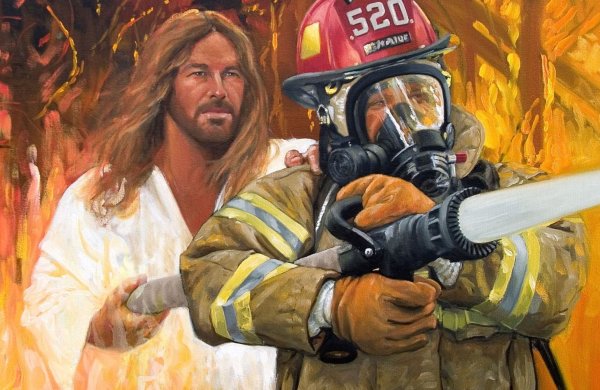 Портрет пожарного