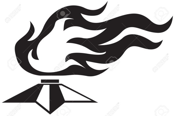 Вечный огонь вектор