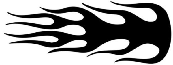 Огонь Крылья трафарет