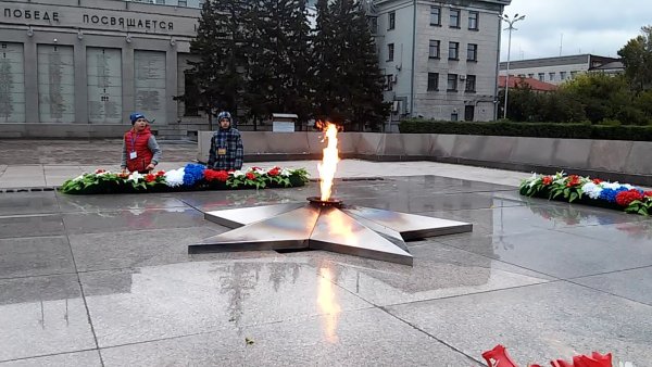 Мемориальный комплекс вечный огонь Иркутск