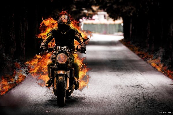 Мотоцикл призрачного гонщика