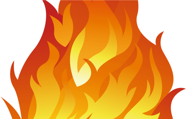 Пламя мультяшное