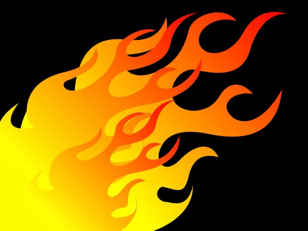 Огонь мультяшный