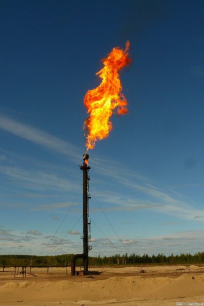 Факел газовый в ХМАО