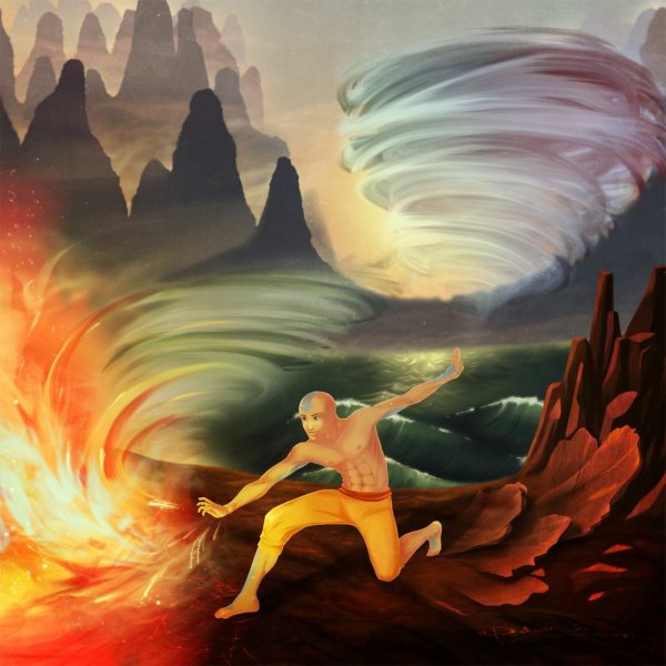 Аанг магия ветра