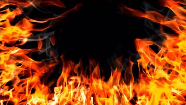 Анимация горящего огня